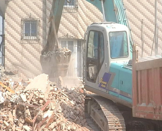 拆遷現(xiàn)場(chǎng)