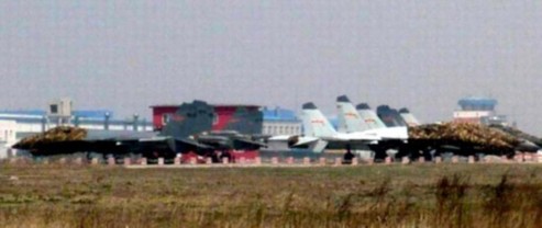 網(wǎng)上流傳的殲15戰(zhàn)機照片。