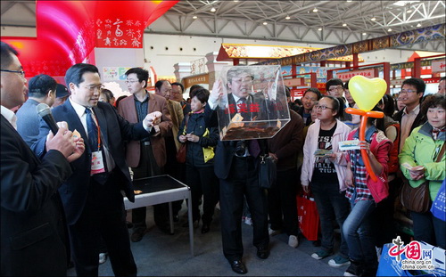 中國國內旅交會：周村古商城亮點紛呈 搶人眼球 張紅霞 攝