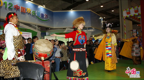 中國國內旅交會：周村古商城亮點紛呈 搶人眼球 張紅霞 攝