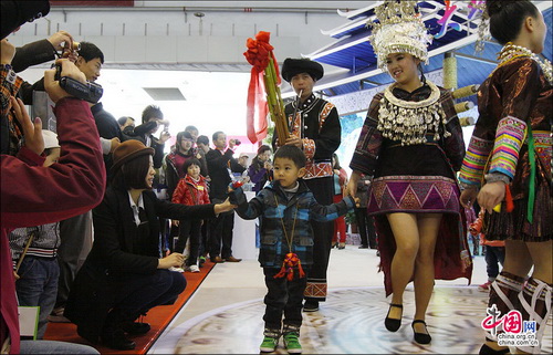 中國國內旅交會：周村古商城亮點紛呈 搶人眼球 張紅霞 攝