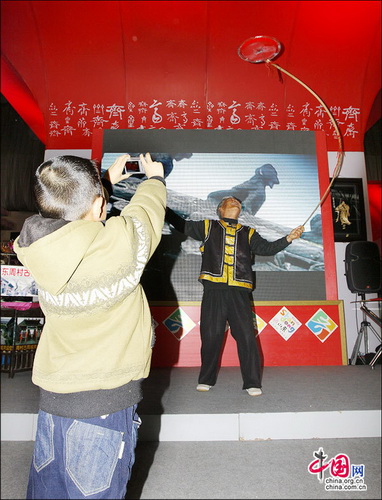 中國國內旅交會：周村古商城亮點紛呈 搶人眼球 張紅霞 攝