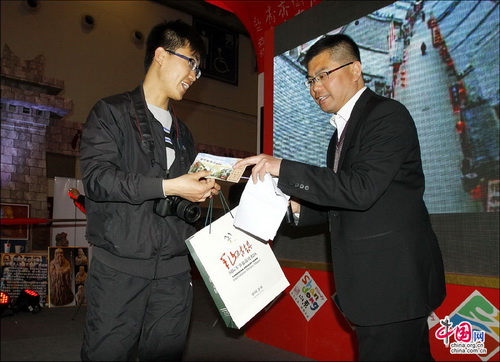 中國國內旅交會：周村古商城亮點紛呈 搶人眼球 張紅霞 攝