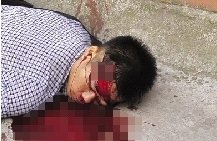 周克華被擊斃現(xiàn)場。