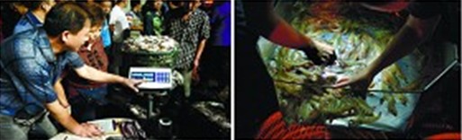 青島南山海貨市場(chǎng)上演搶鮮大戰(zhàn) 本地螃蟹剛落地被搶光 青島南山海貨市場(chǎng)上演搶鮮大戰(zhàn) 本地螃蟹剛落地被搶光