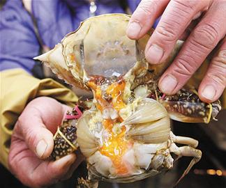 青島市場梭蟹降價甩賣 青島市場梭蟹降價甩賣